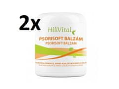 Hillvital Psorisoft balzám, na kožní problémy, 2x 250ml