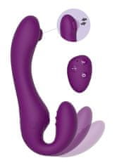 Xocoon XoCoon Strapless Strapon Pulse Vibe (Purple), vibrátor pro dominantní ženy