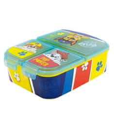 Stor Dělený plastový box na svačinu PAW PATROL Blue, 74620