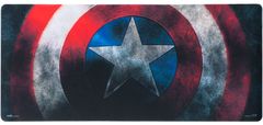 CurePink Herní podložka na stůl Marvel: Captain America (80 x 35 cm)