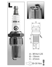 Brisk zapalovací svíčka L11SL řada Silver Racing, BRISK - Česká Republika 1531