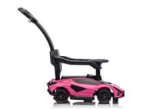 Lean-toys Odrážedlo S Pěchovadlem Lamborghini Qls-996T Růžové