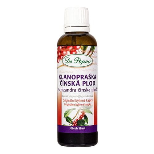 Dr. Popov Klanopraška čínská plod, originální bylinné kapky, 50 ml Dr. Popov