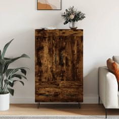 Greatstore Skříň highboard kouřový dub 69,5 x 31 x 115 cm kompozitní dřevo