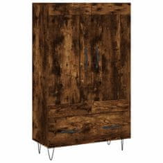 Greatstore Skříň highboard kouřový dub 69,5 x 31 x 115 cm kompozitní dřevo