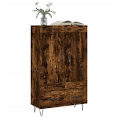 Greatstore Skříň highboard kouřový dub 69,5 x 31 x 115 cm kompozitní dřevo