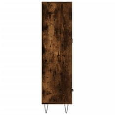 Greatstore Skříň highboard kouřový dub 69,5 x 31 x 115 cm kompozitní dřevo