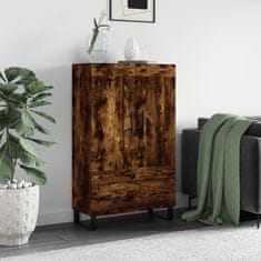 Greatstore Skříň highboard kouřový dub 69,5 x 31 x 115 cm kompozitní dřevo