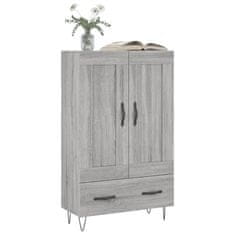 Greatstore Skříň highboard šedá sonoma 69,5 x 31 x 115 cm kompozitní dřevo