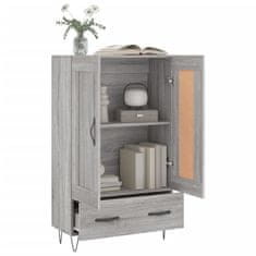 Greatstore Skříň highboard šedá sonoma 69,5 x 31 x 115 cm kompozitní dřevo