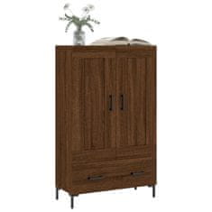 Greatstore Skříň highboard hnědý dub 69,5 x 31 x 115 cm kompozitní dřevo