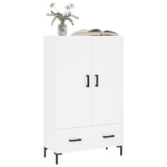 Greatstore Skříň highboard bílá 69,5 x 31 x 115 cm kompozitní dřevo