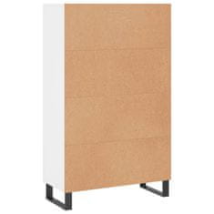 Greatstore Skříň highboard bílá 69,5 x 31 x 115 cm kompozitní dřevo