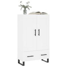 Greatstore Skříň highboard bílá 69,5 x 31 x 115 cm kompozitní dřevo