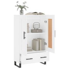 Greatstore Skříň highboard bílá 69,5 x 31 x 115 cm kompozitní dřevo