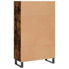 Greatstore Skříň highboard kouřový dub 69,5 x 31 x 115 cm kompozitní dřevo