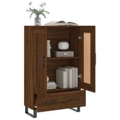 Greatstore Skříň highboard hnědý dub 69,5 x 31 x 115 cm kompozitní dřevo