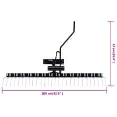 Petromila Vertikutátor pro zahradní traktor 109 cm