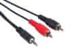 kabel stereo jack 3,5mm-2xCINCH Male/Male, 10m