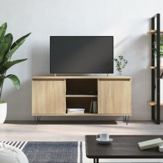 Vidaxl TV skříňka dub sonoma 104 x 35 x 50 cm kompozitní dřevo