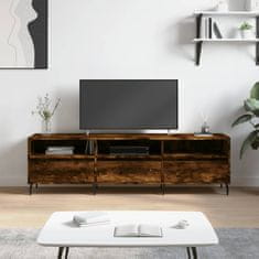 Vidaxl TV skříňka kouřový dub 150 x 30 x 44,5 cm kompozitní dřevo