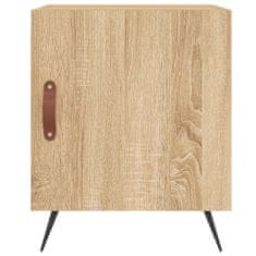 Greatstore Noční stolky 2 ks dub sonoma 40 x 40 x 50 cm kompozitní dřevo