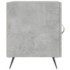 Greatstore Noční stolky 2 ks betonově šedé 40x40x50 cm kompozitní dřevo