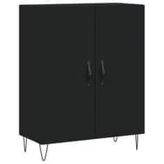 Vidaxl Skříň highboard černá 69,5 x 34 x 180 cm kompozitní dřevo