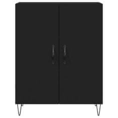 Vidaxl Skříň highboard černá 69,5 x 34 x 180 cm kompozitní dřevo