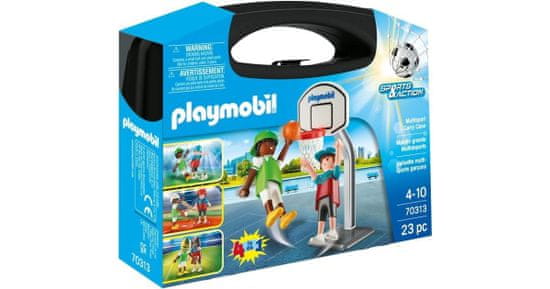 Playmobil PLAYMOBIL 70313 přenosný Box velký Basketbalisté