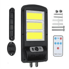 BB-Shop Solární pouliční lampa se soumrakem a senzorem pohybu LED COB 300W