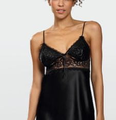 DKaren Dámská košilka Agatha Black chemise - Dkaren XXL