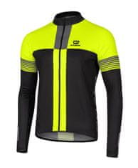 Etape Comfort cyklistický dres černá-žlutá XL