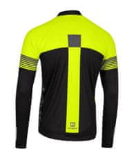 Etape Comfort cyklistický dres černá-žlutá XL