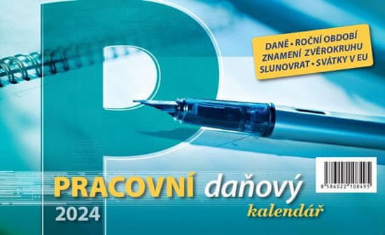 Kalendář 2024 Pracovní daňový kalendář, stolní