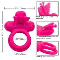 CalExotics CalExotics Butterfly Dual Ring, vibrační kroužek na penis