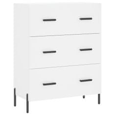 Vidaxl Skříň highboard bílá 69,5 x 34 x 180 cm kompozitní dřevo