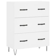 Vidaxl Skříň highboard bílá 69,5 x 34 x 180 cm kompozitní dřevo