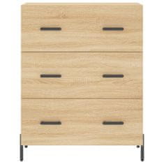 Vidaxl Skříň highboard dub sonoma 69,5 x 34 x 180 cm kompozitní dřevo