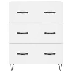 Vidaxl Skříň highboard bílá 69,5 x 34 x 180 cm kompozitní dřevo