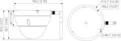 Dahua DAHUA IP kamera IPC-HDBW1230DE-SW/ Dome/ Wi-Fi/ 2Mpix/ objektiv 2,8mm/ H.265/ krytí IP67+IK10/ IR 30m/ ONVIF/ CZ app