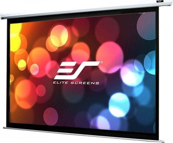 Elite Screens plátno elektrické motorové 85" (215,9 cm)/ 16:10/ 114,3 x 182,9 cm/ Gain 1,1/ case bílý