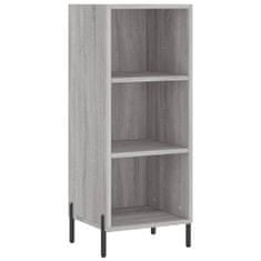 Vidaxl Skříň highboard šedá sonoma 34,5 x 34 x 180 cm kompozitní dřevo