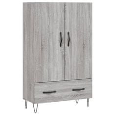 Greatstore Skříň highboard šedá sonoma 69,5 x 31 x 115 cm kompozitní dřevo