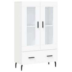 Greatstore Skříň highboard bílá 69,5 x 31 x 115 cm kompozitní dřevo