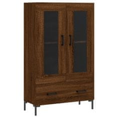 Greatstore Skříň highboard hnědý dub 69,5 x 31 x 115 cm kompozitní dřevo