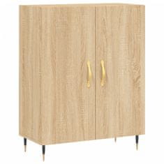 Greatstore Skříň highboard dub sonoma 69,5 x 34 x 180 cm kompozitní dřevo