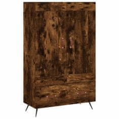 Greatstore Skříň highboard kouřový dub 69,5 x 31 x 115 cm kompozitní dřevo