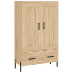 Greatstore Skříň highboard dub sonoma 69,5 x 31 x 115 cm kompozitní dřevo