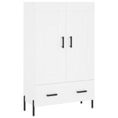 Greatstore Skříň highboard bílá 69,5 x 31 x 115 cm kompozitní dřevo